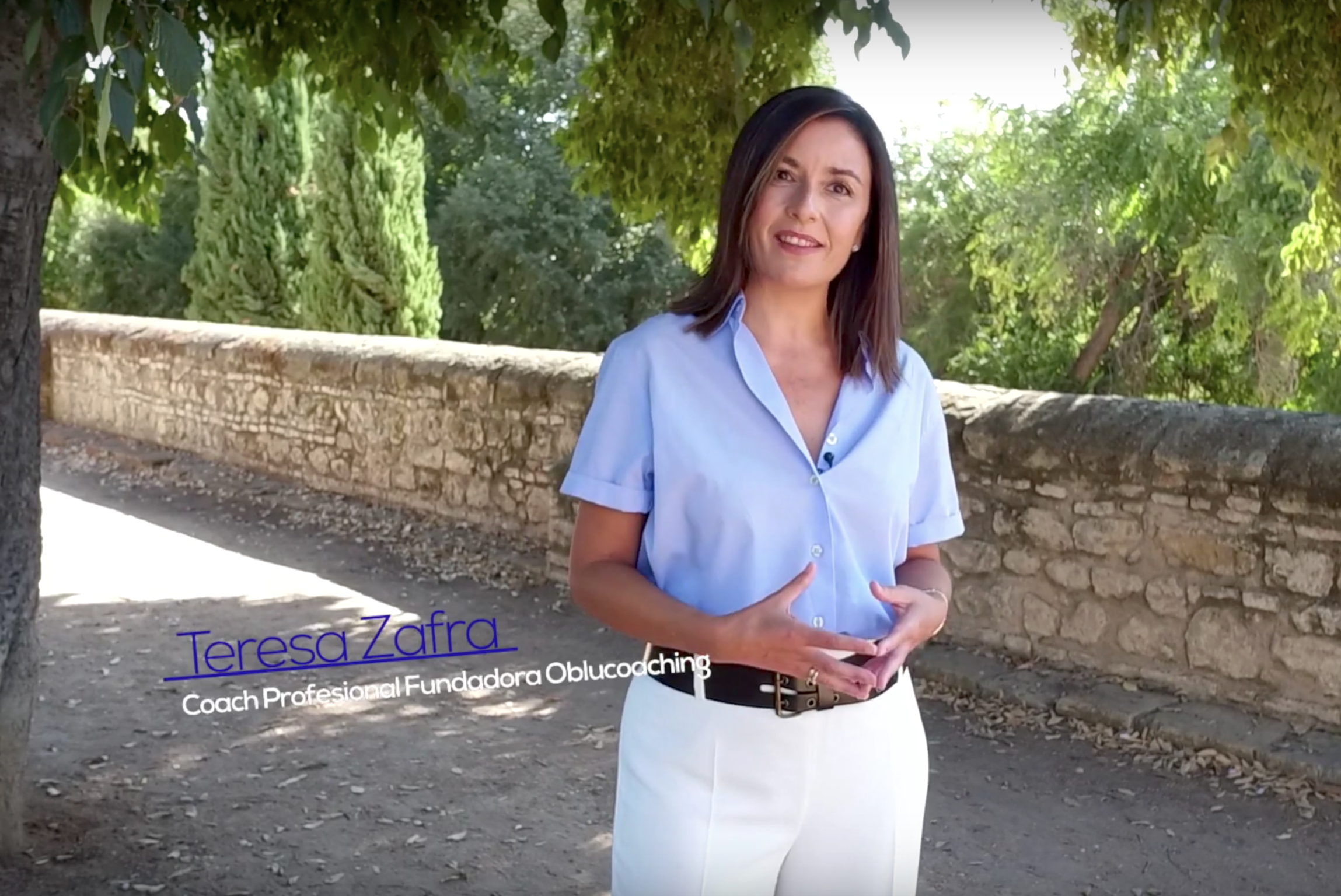 Reportaje Obliu Coaching Onda Mezquita - Canal 7. Teresa Zafra
